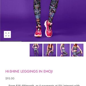 Terez Multicolor Emoji Women's Leggings